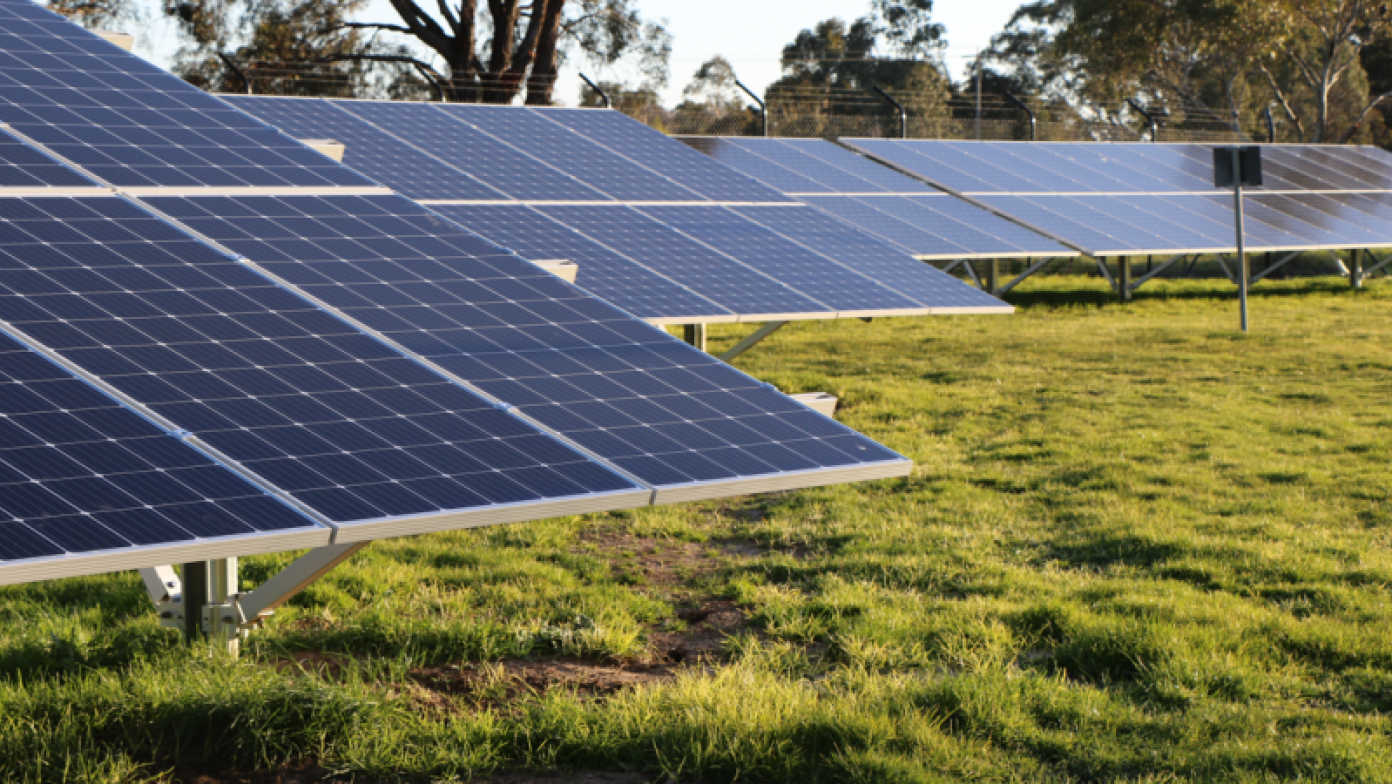 Solar panels.
