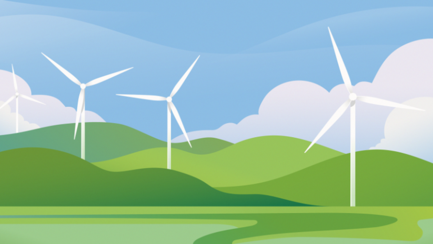 image of wind farm