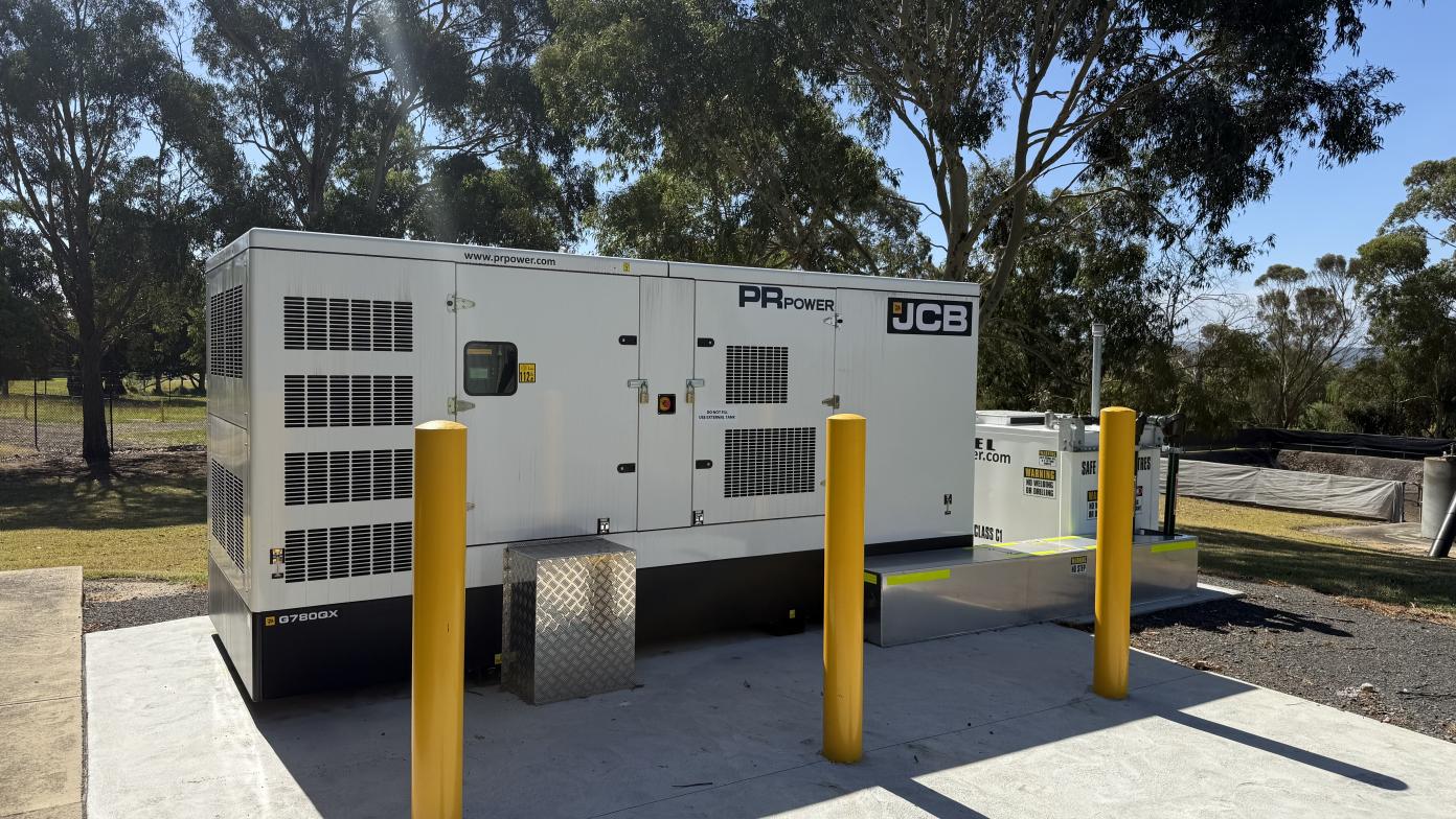 New generator installed at the Traralgon water treatment plant