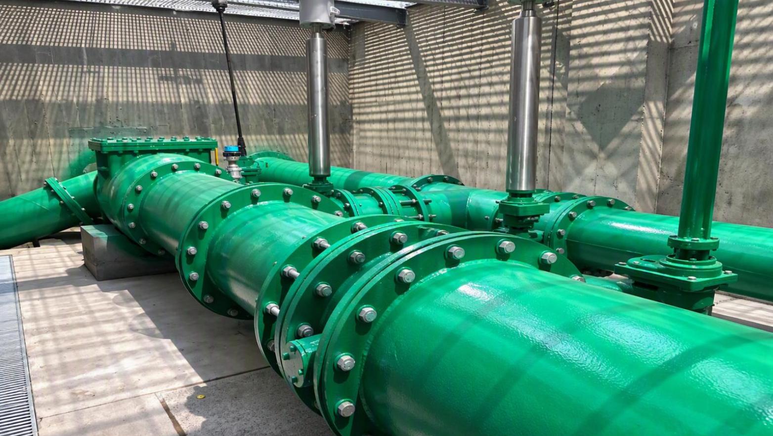 Tyers raw water pump station pipework and flooring upgrades